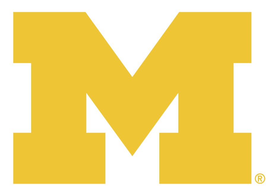 Michigan - Long Sleeve Players Shirt - M Logo - Peacoat