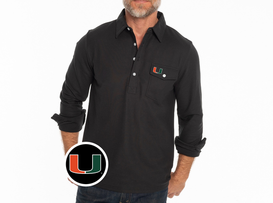 Miami - Coach's Long Sleeve Players Shirt - U - Blackstone