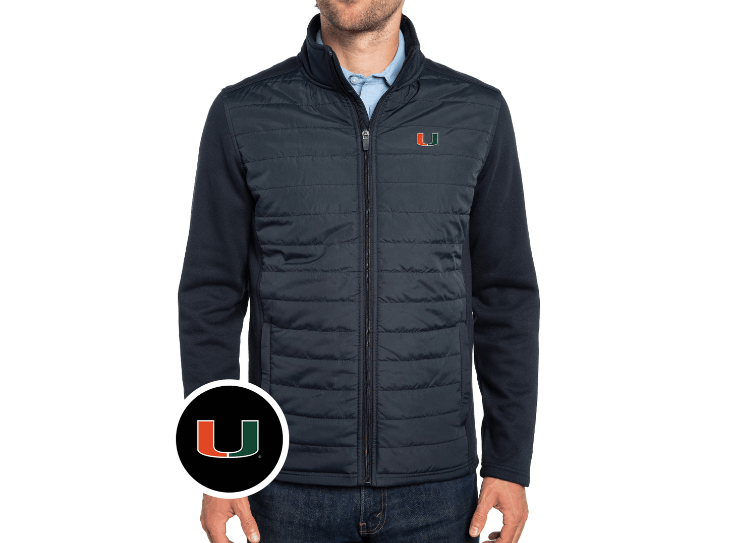 Miami - Hybrid Puffer - U Icon - Black