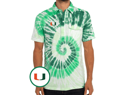 Miami - Classic Players Shirt - U - Tie Dye Green