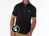 Michigan State - Coach's Players Shirt - Spartan Helmet - Black