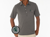 Michigan State - Coach's Players Shirt - Spartan Helmet - Heather Grey