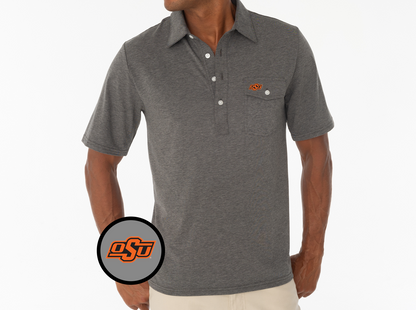 Oklahoma State - Coach's Players Shirt - OSU - Heather Grey