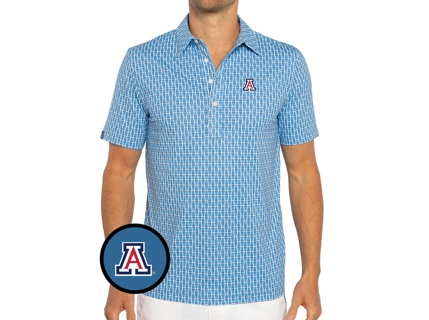 Arizona - Sport Range Polo - A - Solo Print Blue