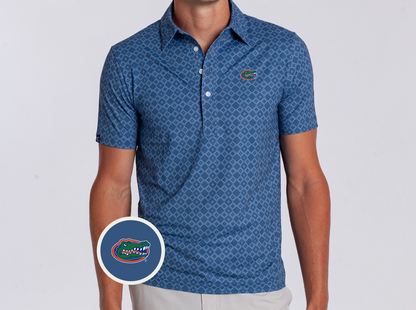 Florida - Sport Range Polo - Albert - Durango Print Blue