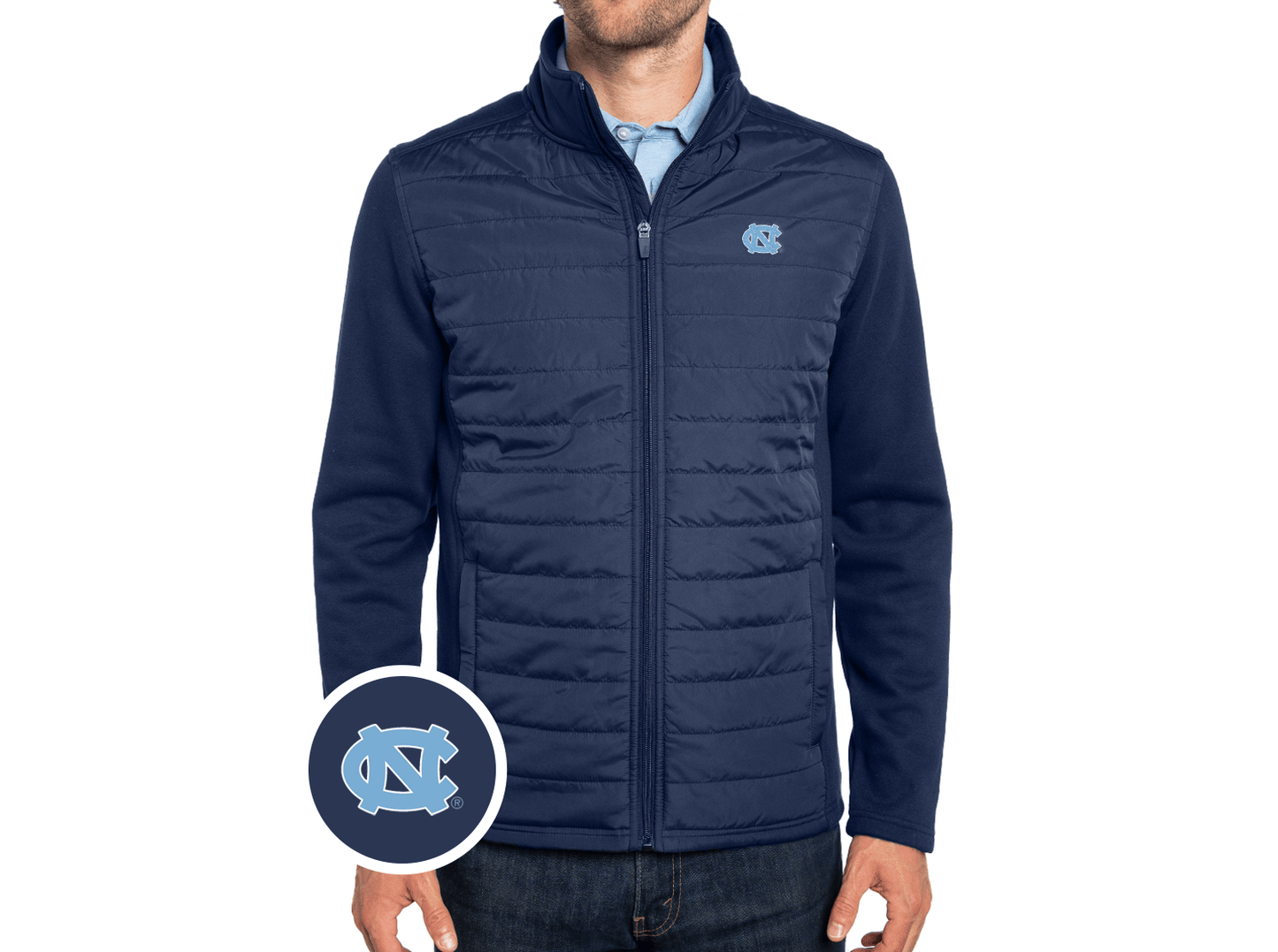 North Carolina - Hybrid Puffer - NC  - Navy