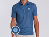 North Carolina - Sport Range Polo - NC Interlock - Durango Print Blue