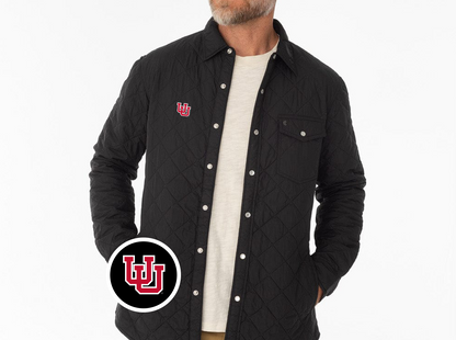 Utah - Quilted Shacket - U Interlock - Black