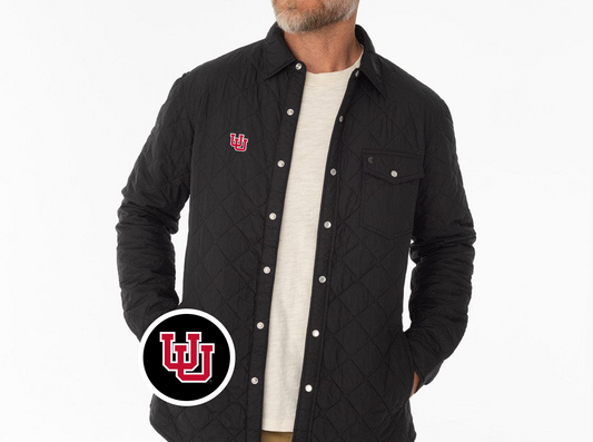 Utah - Quilted Shacket - U Interlock - Black