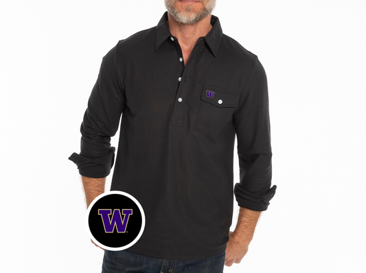 Washington - Coach’s Long Sleeve Players Shirt - W - Blackstone