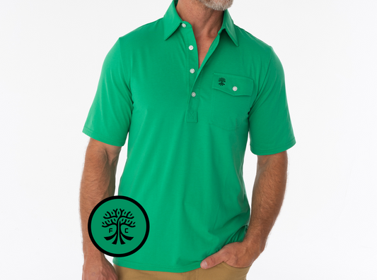 AUSTIN FC - Coaches Players Shirt - Tree - Golf Green