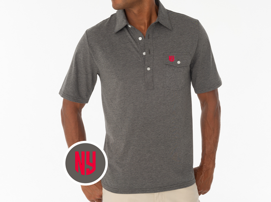Criquet New York Red Bulls in Coaches Players Shirt, NY, Grey, view 1