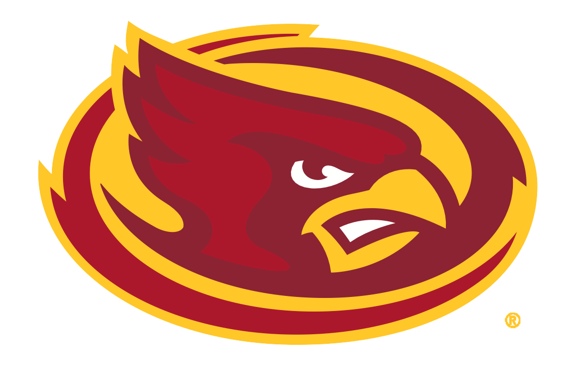 Iowa State - Brrr Long Sleeve Range Polo - Cardinal - Silverado