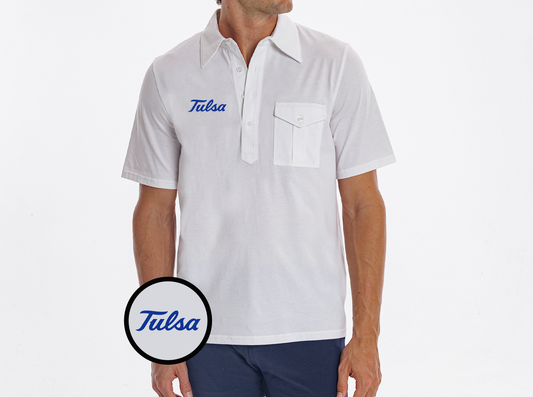 Tulsa - Retro Coach's Shirt - Tulsa - White