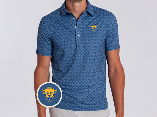Pitt - Sport Range Polo - Panther - Durango Print Blue