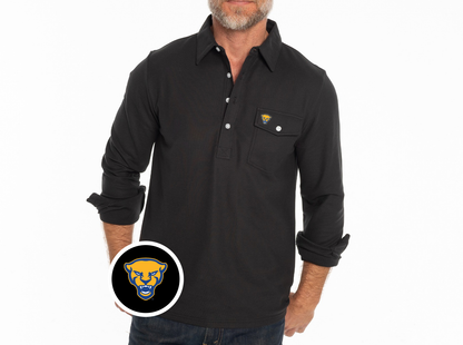 Pitt - Coach’s Long Sleeve Players Shirt - Panther - Black
