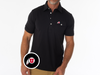 Utah - Performance Players Shirt - Circle & Feather - Black
