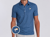 Virginia - Sport Range Polo - Cavaliers - Durango Print Blue