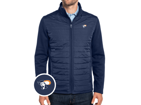 Virginia - Hybrid Puffer - Cavalier head - Navy