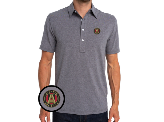 Criquet Atlanta United in Range Polo, Crest, Blackjack, view 1