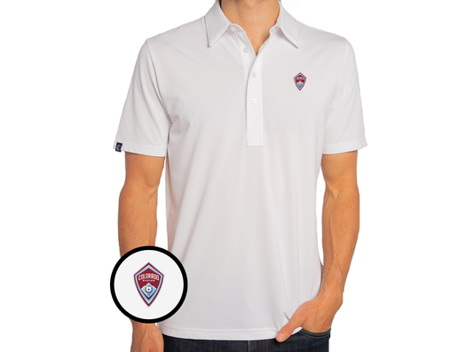 Criquet Colorado Rapids in Range Polo, Shield, White, view 1