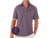REAL SALT LAKE - Range Polo - Crest - Davis Stripe - Navy / Red