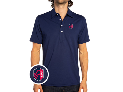 ST LOUIS CITY SC - Range Polo - Crest - Navy