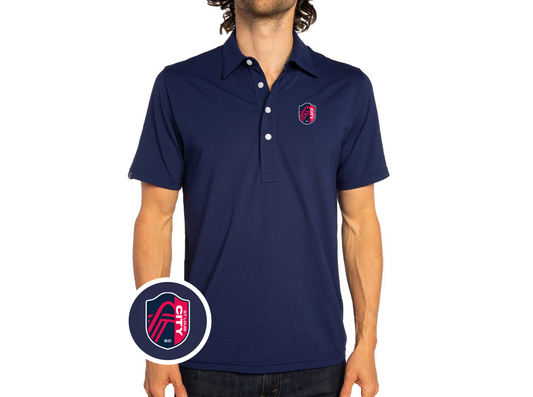 Criquet ST LOUIS CITY SC in Range Polo, Crest, Navy, view 1