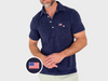 Limited Edition Terrycloth Players Shirt - American Flag - Navy
