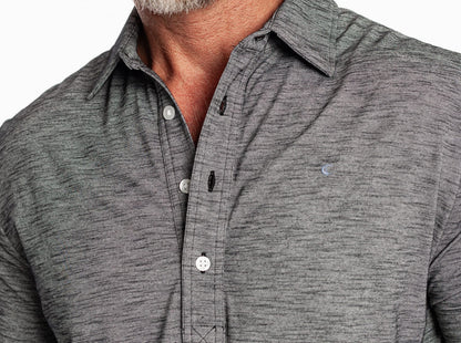 brrrº Long Sleeve Range Polo - Blackbird