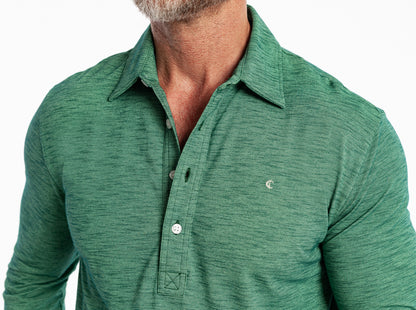 brrr° Long Sleeve Range Polo - Reed