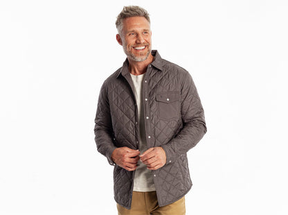 Quilted Shacket - Eiffel Tower