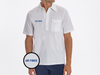 Air Force - Retro Coach's Players Shirt - Air Force Text - White