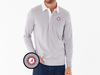 Alabama - Coach's Rugby Shirt - Badge - Grey Microstripe