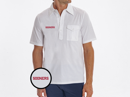 Oklahoma - Retro Coach's Shirt - Sooners - White