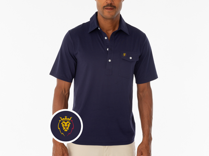 REAL SALT LAKE - Coaches Players Shirt - Lion - Navy