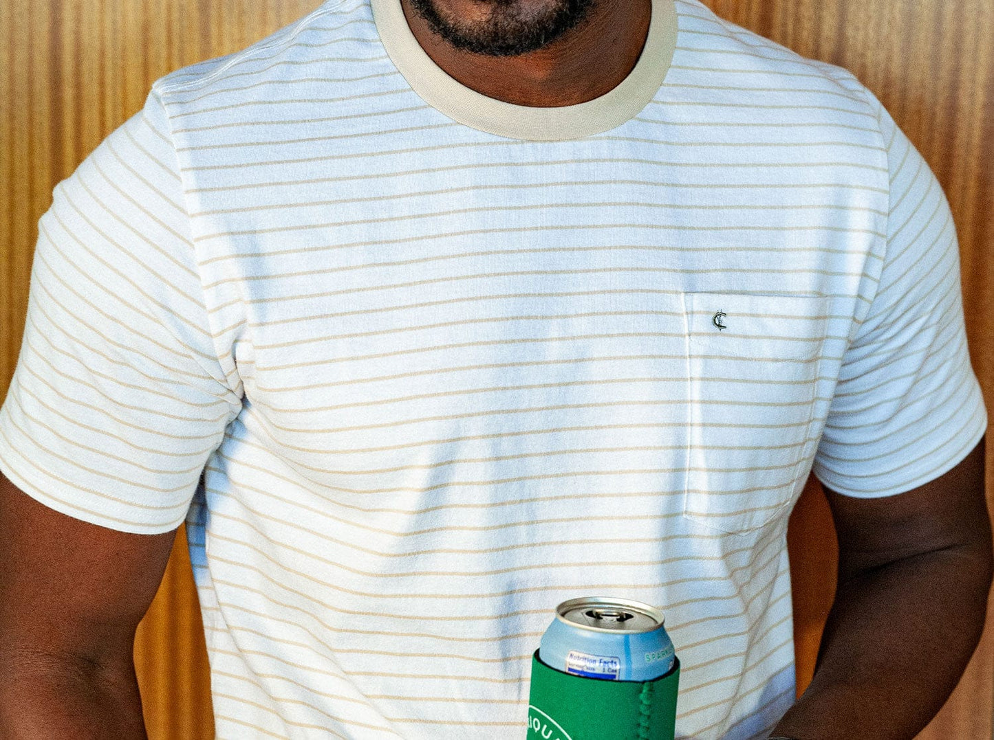 Ringer T-Shirt - Wayne Stripe - Natural