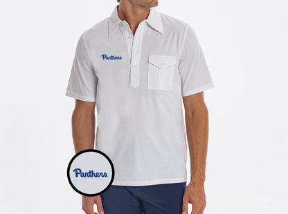 Pitt - Retro Coach's Players Shirt - Panthers Script - White