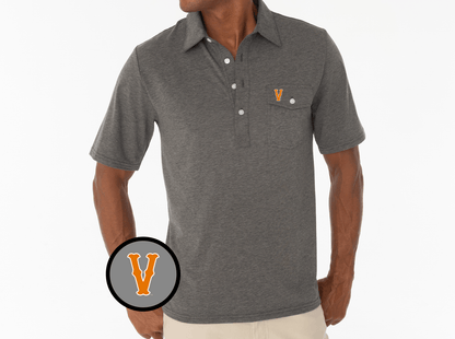 Virginia - Coaches Players Shirt - Vintage V - Heather Grey