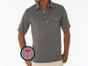 Texas Tech - Coaches Players Shirt - New Double T - Heather Grey