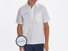 North Carolina - Retro Coach's Players Shirt - Carolina Script (Lt Blue) - White