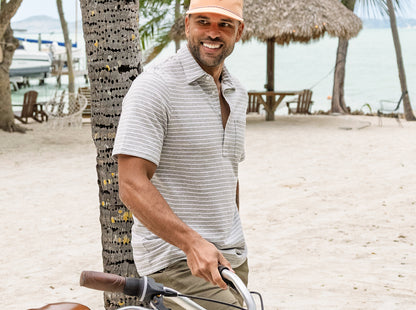 Easy Knit Players Shirt - Heather Gray