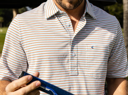 Performance Players Shirt - Duval Stripe - White