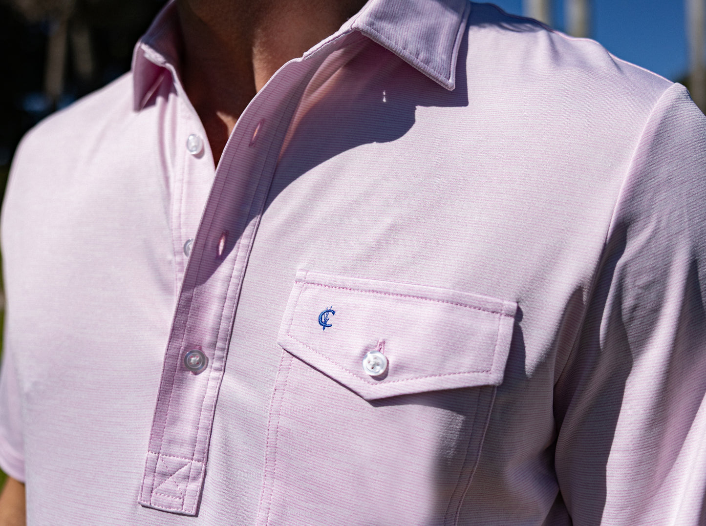 Performance Sport Heather Players Shirt - Pink Panther