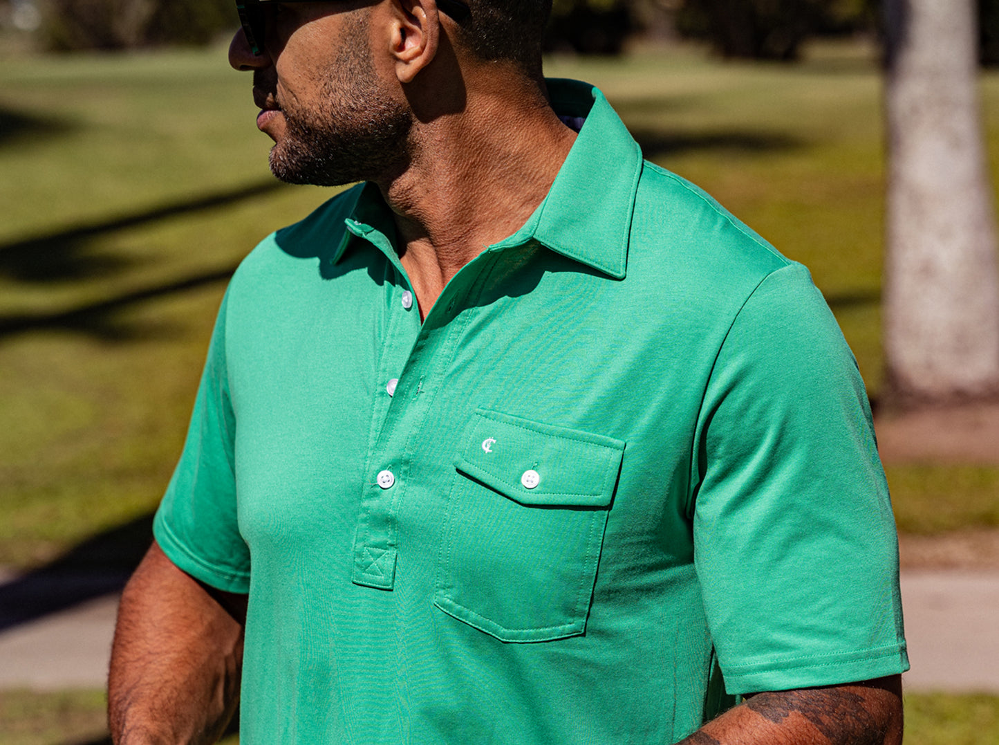 Performance Players Shirt - Golf Green