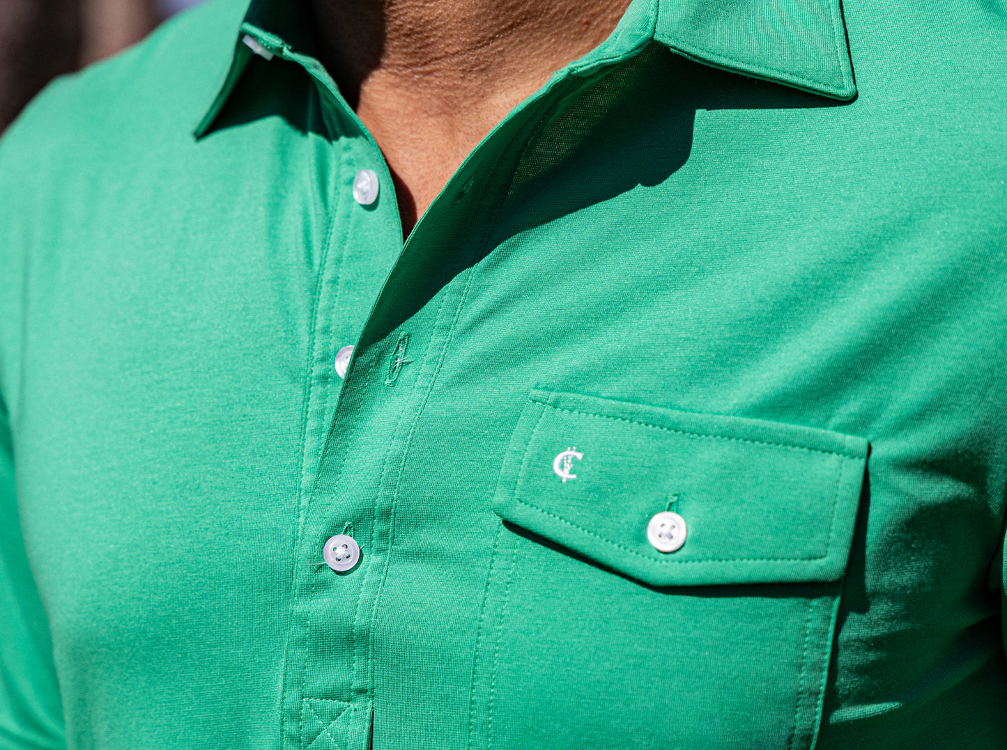 Performance Players Shirt - Golf Green