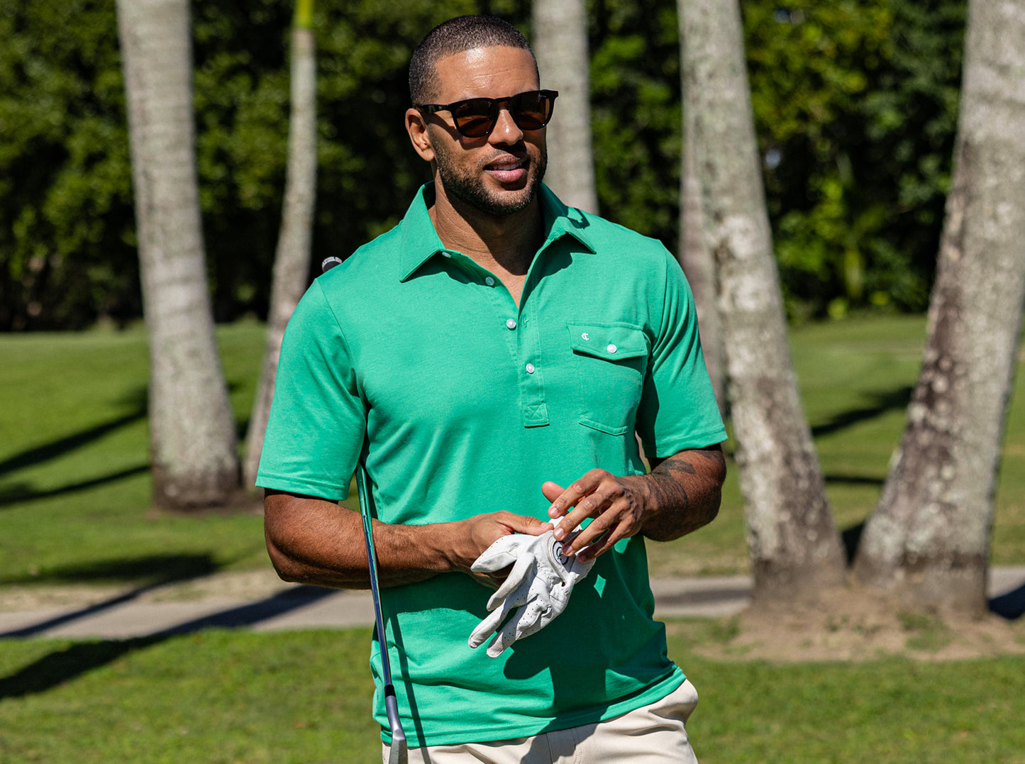 Performance Players Shirt - Golf Green