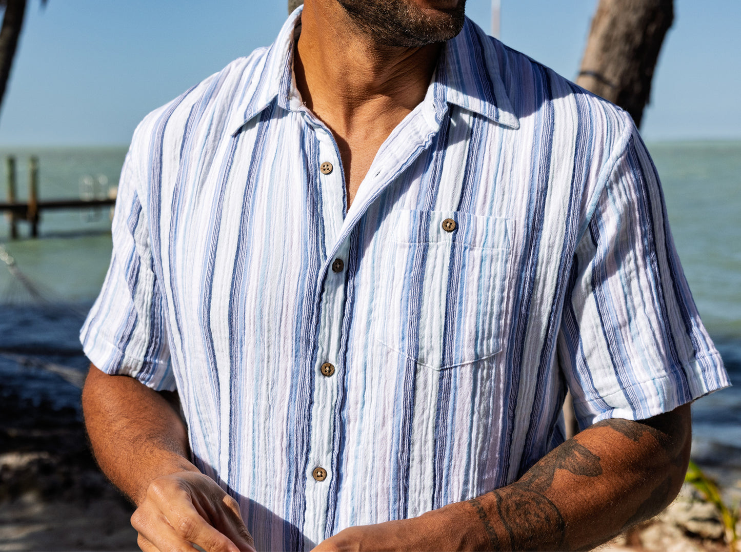 The Beachcomber - Multi - Blue