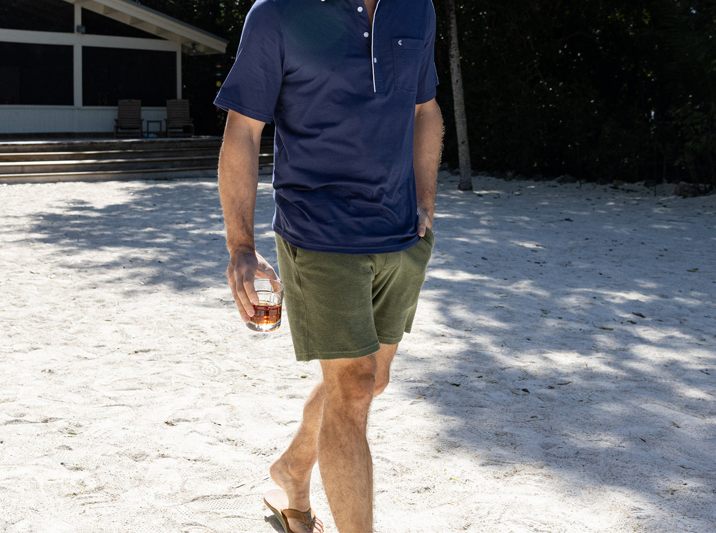 Cruiser Terry Shorts - Palm Frond