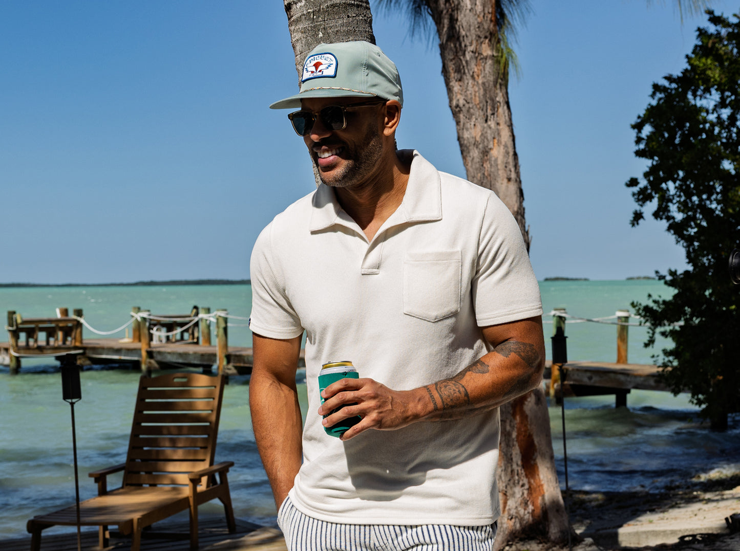 Throwback Hat - Criquet Eagle - Sage Ripstop